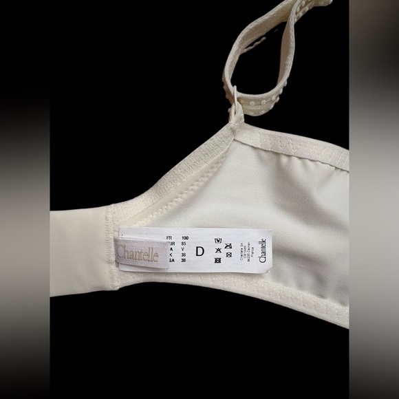Chantelle Pont Neuf Lace Underwire Bra, Ivory, Size 38D 🫦 - Picture 7 of 11